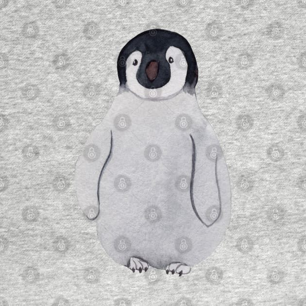 Baby Emperor Penguin by Duck Cloud 9